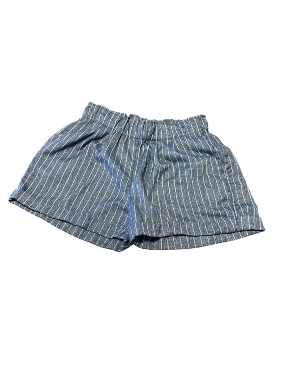Hayden Blue Pinstripe Elastic-Waist Women's Shorts